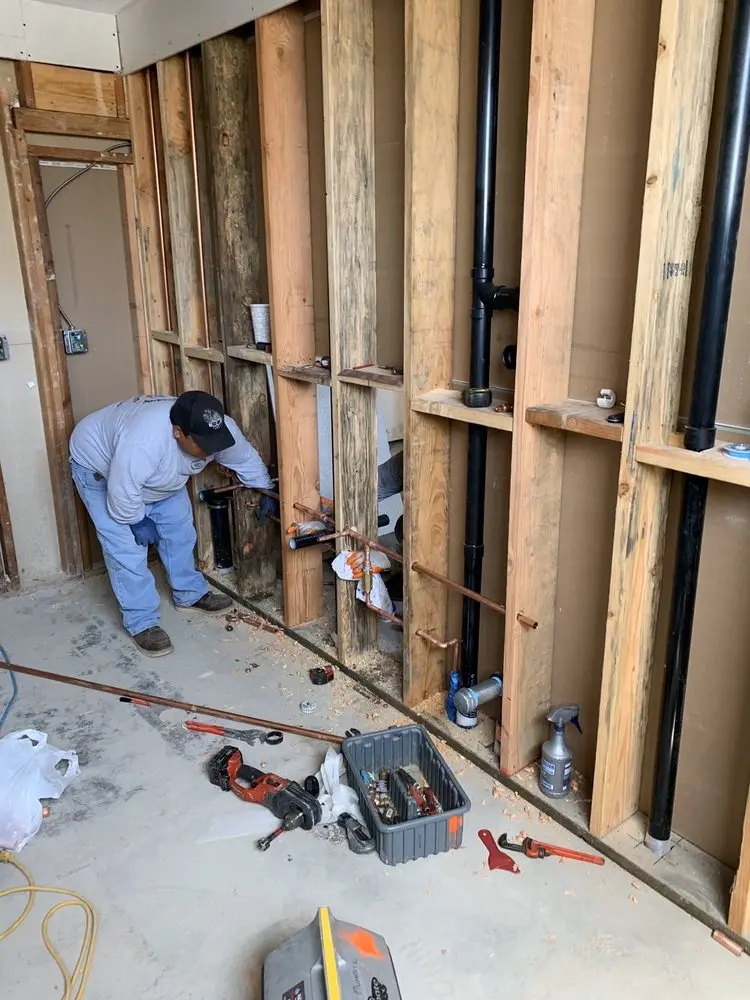 Commercial rough-in plumbing for Gas Line Repair in Forge Heights